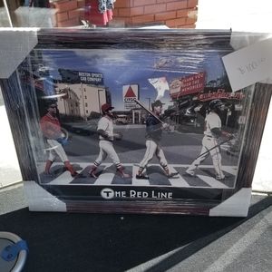 Boston Redsox Framed "The Red Line" Print